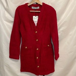 Red Tweed Dress